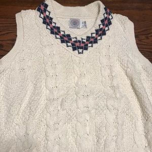 Cape Isle Knitters Vintage Sweater Vest